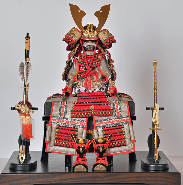 人形工房 吉貞 / 【五月人形】6号光武ワイン色縅之大鎧セット